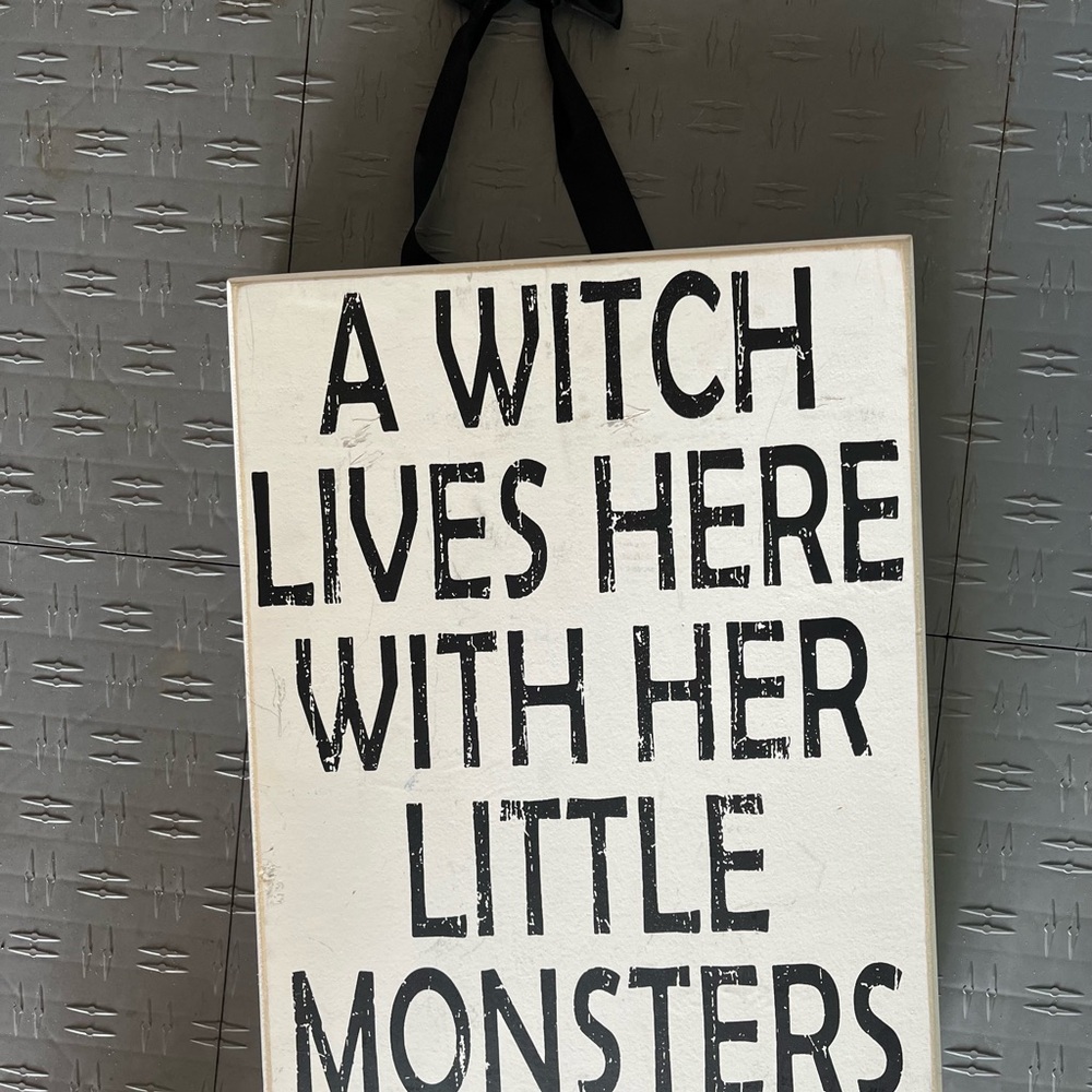 Witch Wall Sign